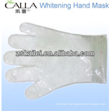 Handschuhe Baumwolle und Creme für rissige Hände